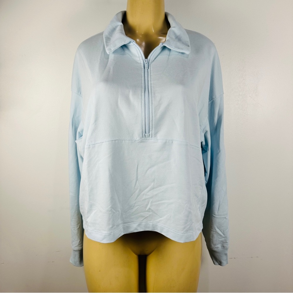 Set 4 All In Motion Joylab Athletic Running Shirts And Jacket Sz L Blue Black - Picture 14 of 16